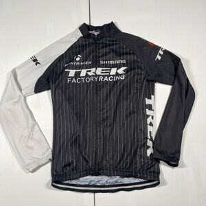 TREK Factory Racing Cycling Jersey Shirt Bontrager Shimano Mountain Biking Sz M